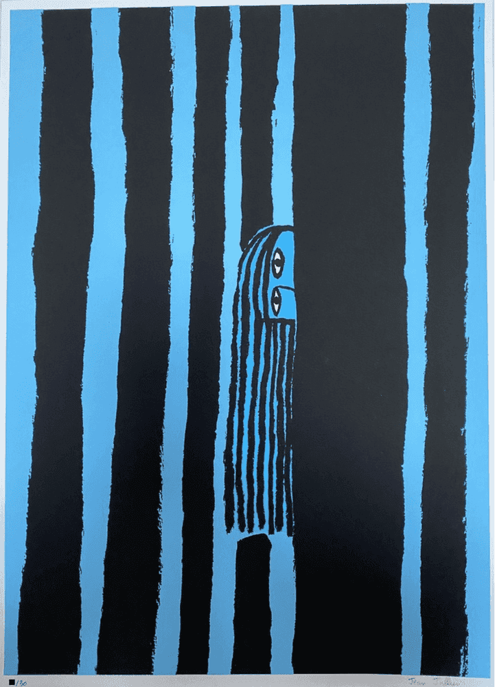 Jean Jullien, ‘Elle’, 03-03-2018, Print, 4 colour seriagraph on fedrigoni fabriano tradizione 100% coton 300gr, Galerie Slika, Numbered
