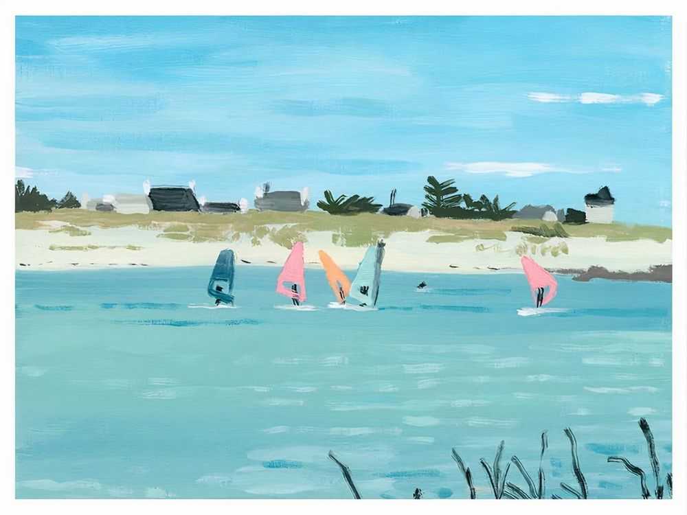 Jean Jullien, ‘Les Planches’, 2024, Print, Fine art archival ink pigment print on Hahnemühle German etching paper, Hashimoto Contemporary, Numbered
