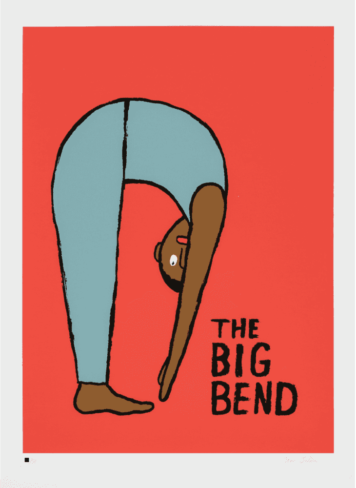 Jean Jullien, ‘The Jaunt #030 (The Big Bend)’, 20-04-2017, Print, 4 colour, handpulled, screenprint, The Jaunt, Numbered