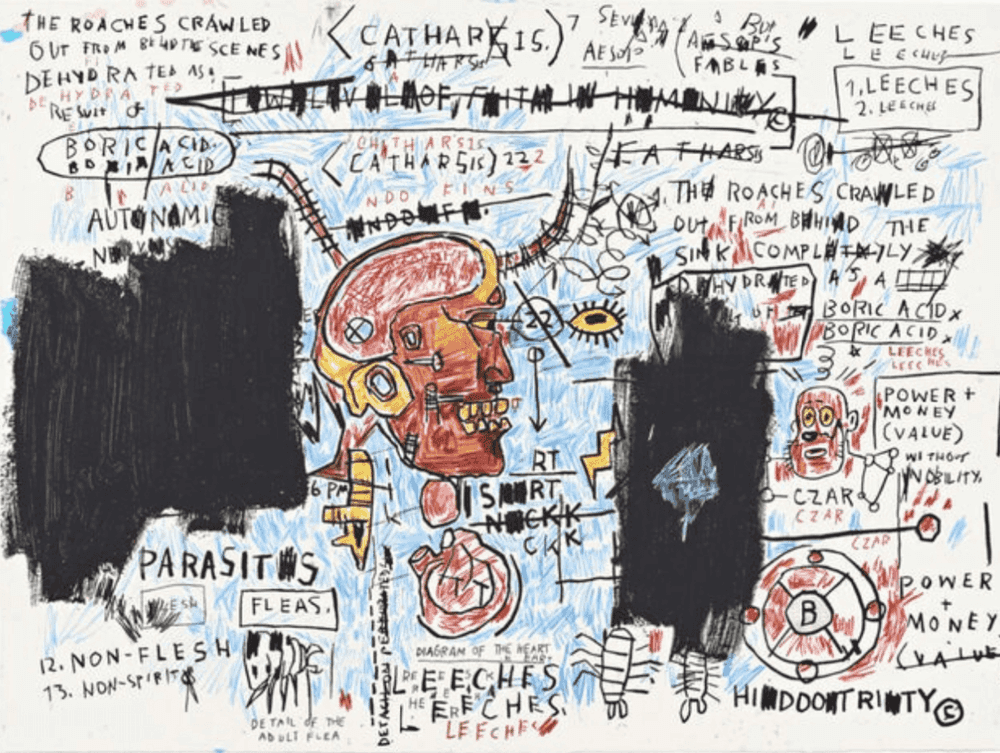 Jean-Michel Basquiat, ‘Leeches’, 2017, Print, Screenprint on Lenox Museum Board, null, Numbered, Dated
