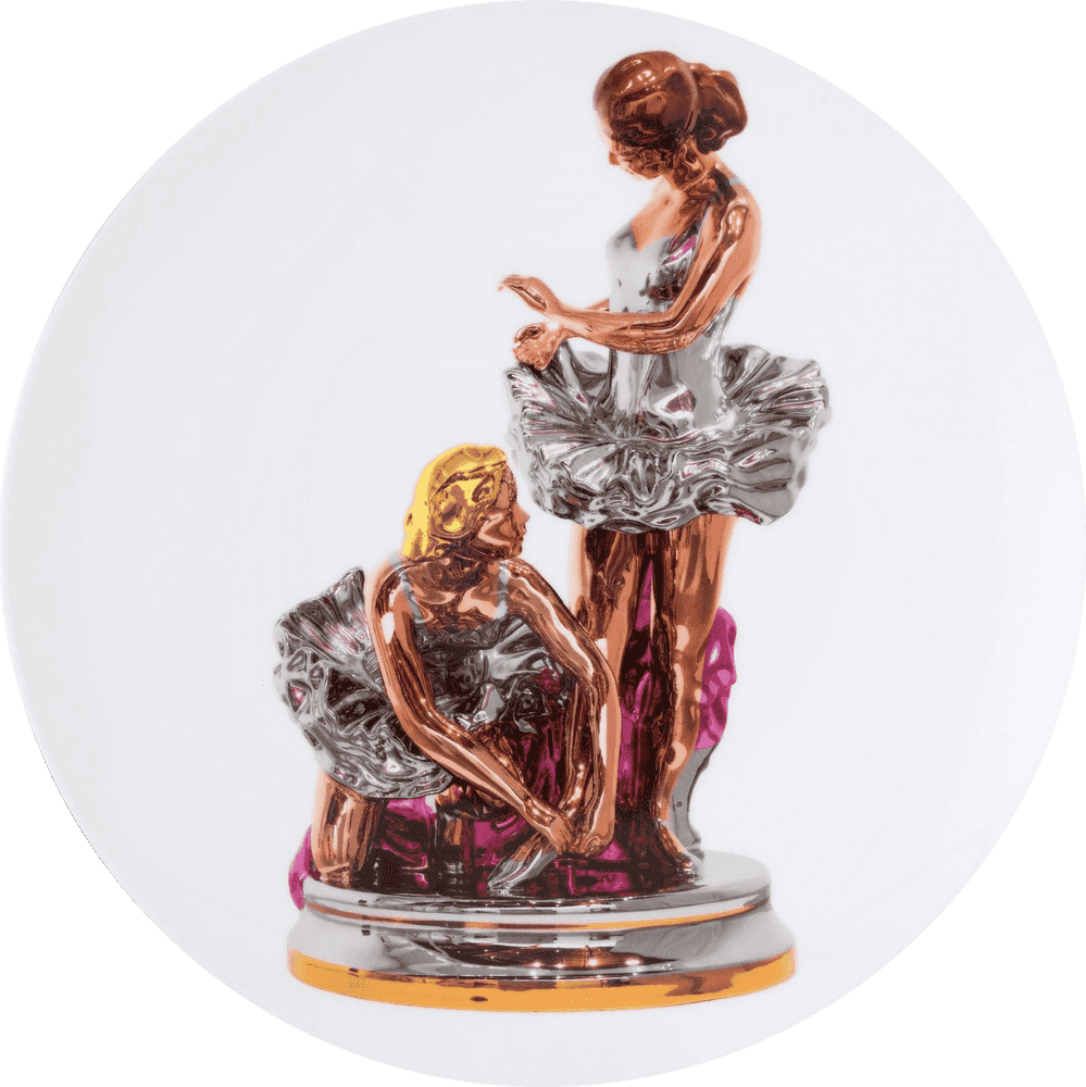Jeff Koons, ‘Ballerinas Plate’, 2018, Collectible, Glazed Limoges porcelain in presentation box, Bernardaud, Numbered