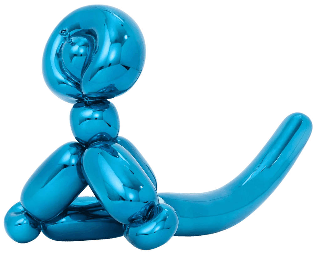 Jeff Koons, ‘Balloon Monkey (Blue)’, 2017, Sculpture, Porcelain, Bernardaud, Numbered