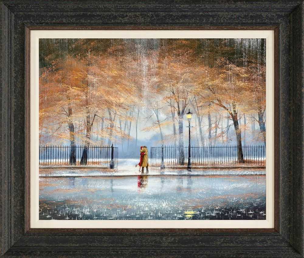Jeff Rowland, ‘We Kissed In The Rain’, 2015, Print, Giclee on board, Castle Fine Art, Numbered