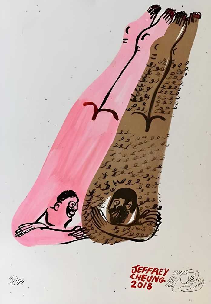 Jeffrey Cheung, ‘Beginning’, 06-06-2018, Print, Risograph, Hashimoto Contemporary, Numbered