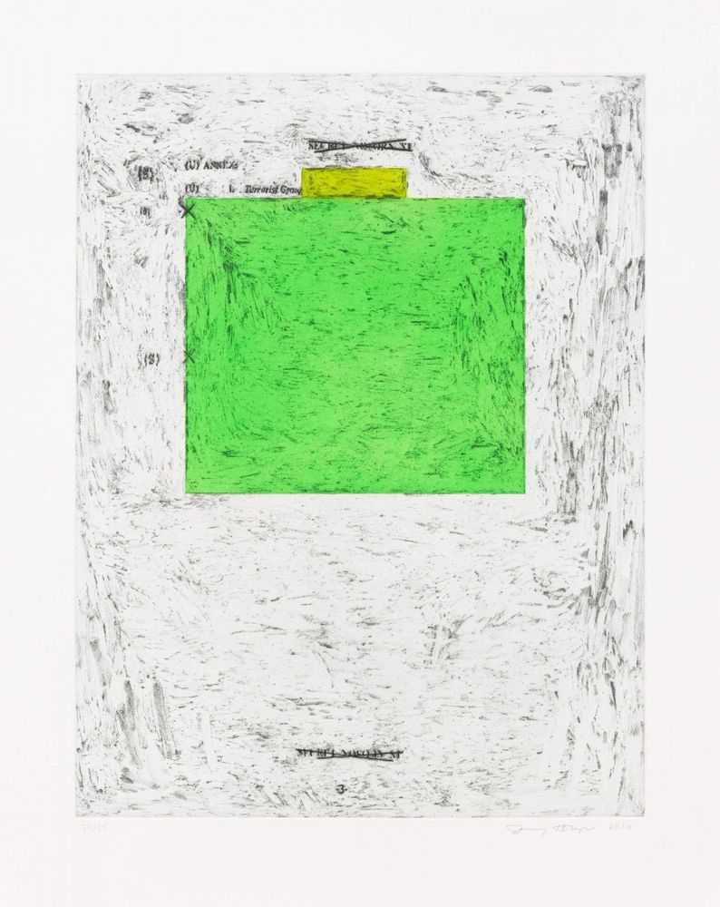 Jenny Holzer, ‘Conclusion (Green)’, 2016, Print, Aquatint and white ground etchings, Pace Gallery, Numbered