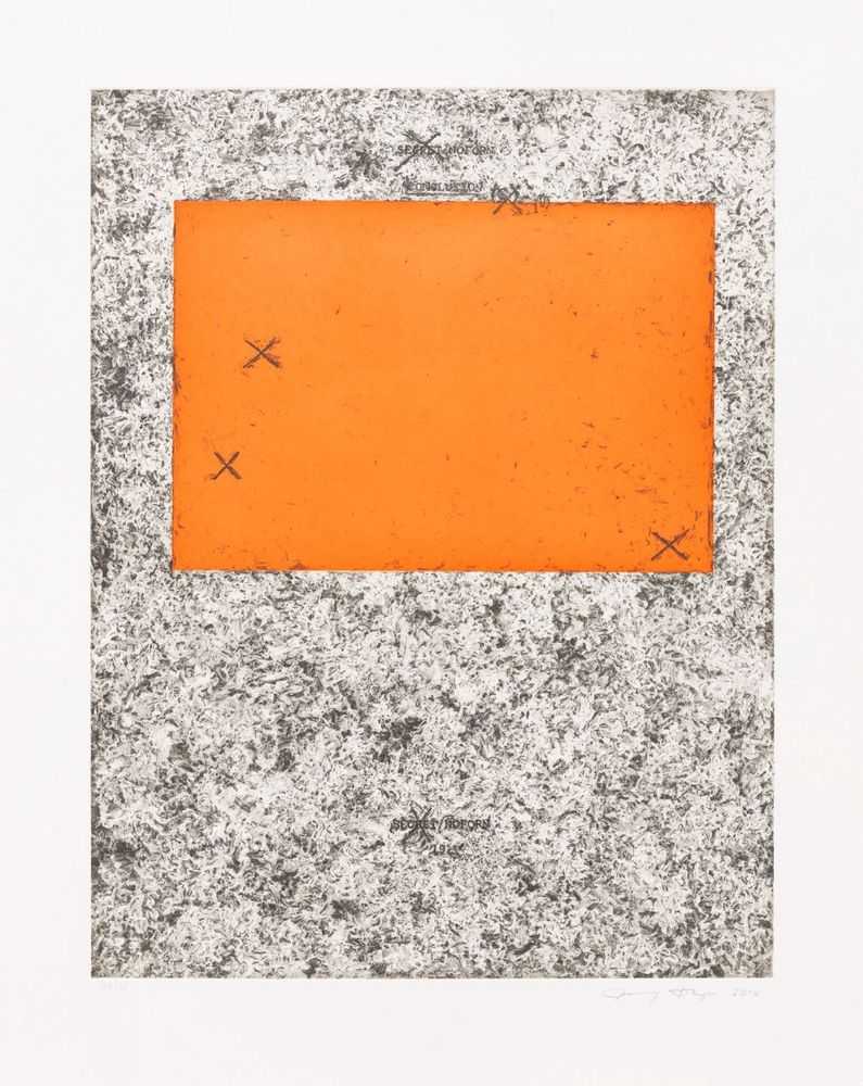 Jenny Holzer, ‘Conclusion (Orange)’, 2016, Print, Aquatint and white ground etchings, Pace Gallery, Numbered