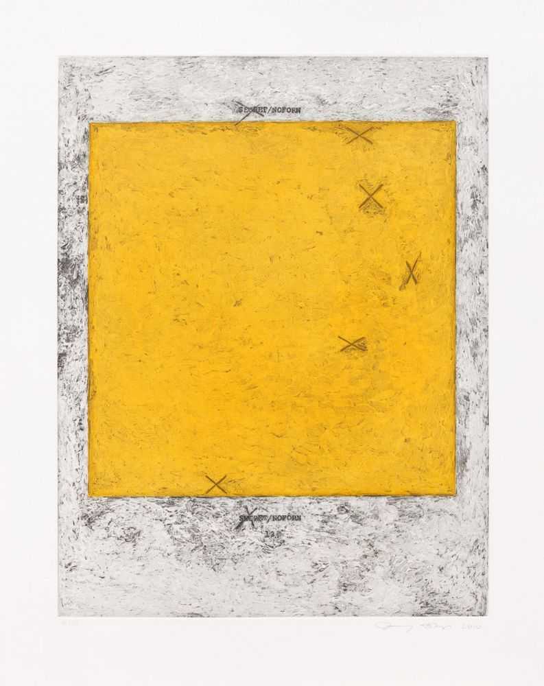 Jenny Holzer, ‘Conclusion (Yellow)’, 2016, Print, Aquatint and white ground etchings, Pace Gallery, Numbered