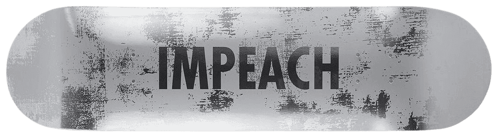Jenny Holzer, ‘Impeach (Wood)’, 03-02-2020, Collectible, 7 ply Grade A Canadian Maple wood, The Skateroom, Numbered