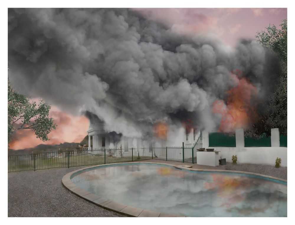 Jeremy Deller, ‘Untitled (Australia on Fire)’, 16-12-2020, Print, Offset lithograph, Frame London, Numbered