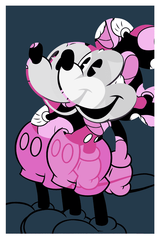 Jerkface, ‘Double (Pink)’, 2024, Print, Archival Ink on 300gsm Entrada rag, Self Released, Numbered