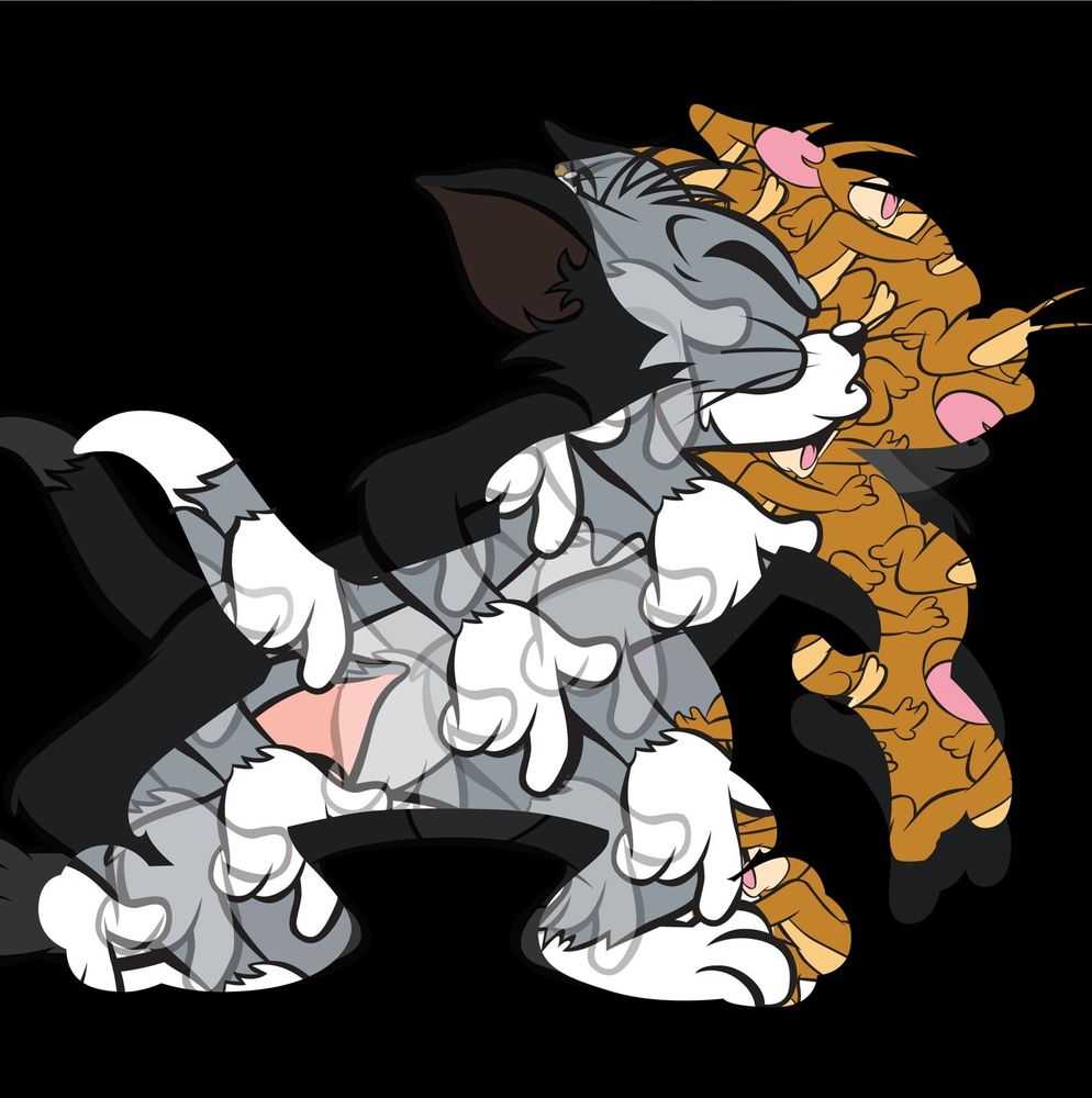 Jerkface, ‘Grey Cat’, 25-07-2022, Print, Archival ink on paper, Maddox Gallery, Numbered