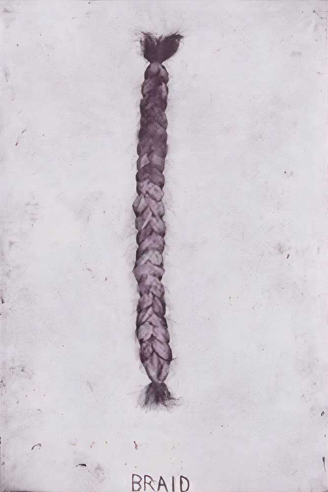 Jim Dine, ‘Braid’, 1972, Print, Etching, printed in black, null, Numbered, Dated