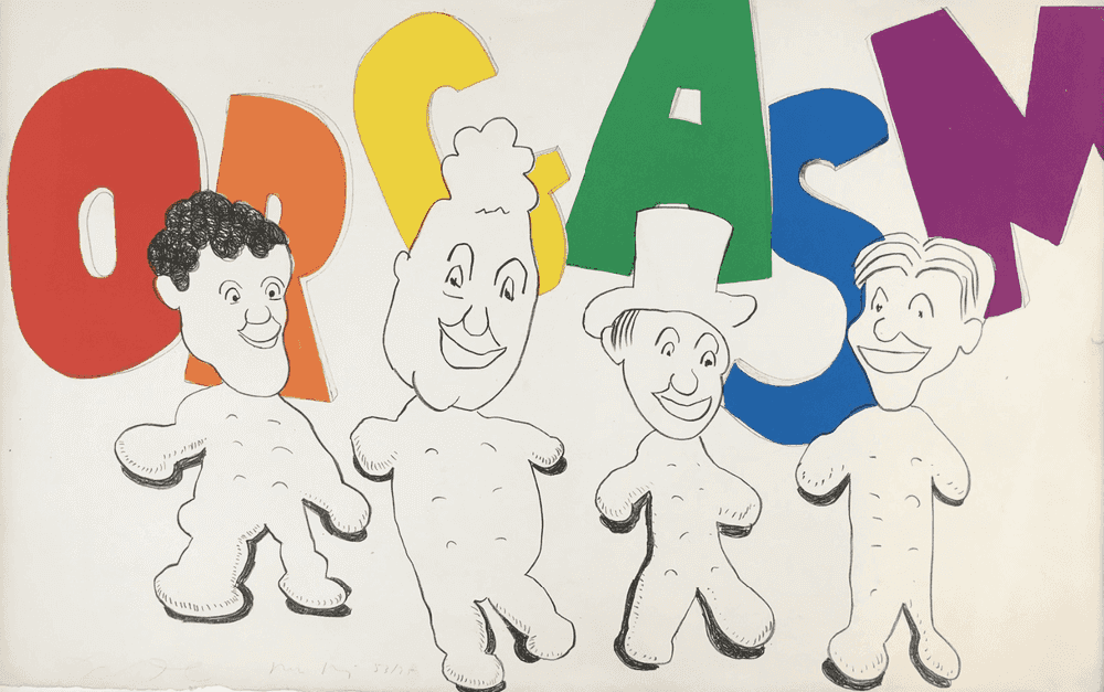 Jim Dine, ‘Orgasm’, 1970, Print, Lithograph in colors on Hodgkinson handmade paper, Petersburg Press, Numbered