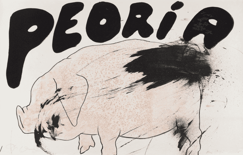 Jim Dine, ‘Peoria’, 1970, Print, Lithograph, Petersburg Press, Numbered