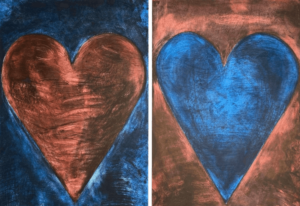 Jim Dine, ‘The Magnets’, 2010, Print, Collograph and intaglio on Hahnemuhle Bright White paper, null, Numbered