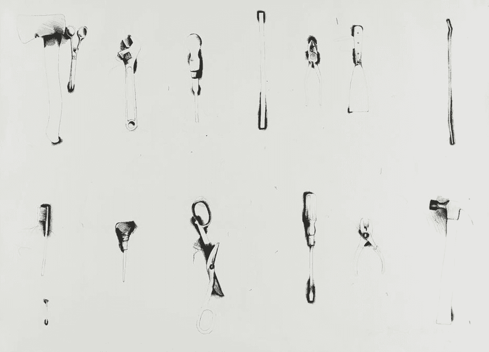 Jim Dine, ‘Tools’, 1970, Print, Lithograph, Petersburg Press, Numbered, Dated