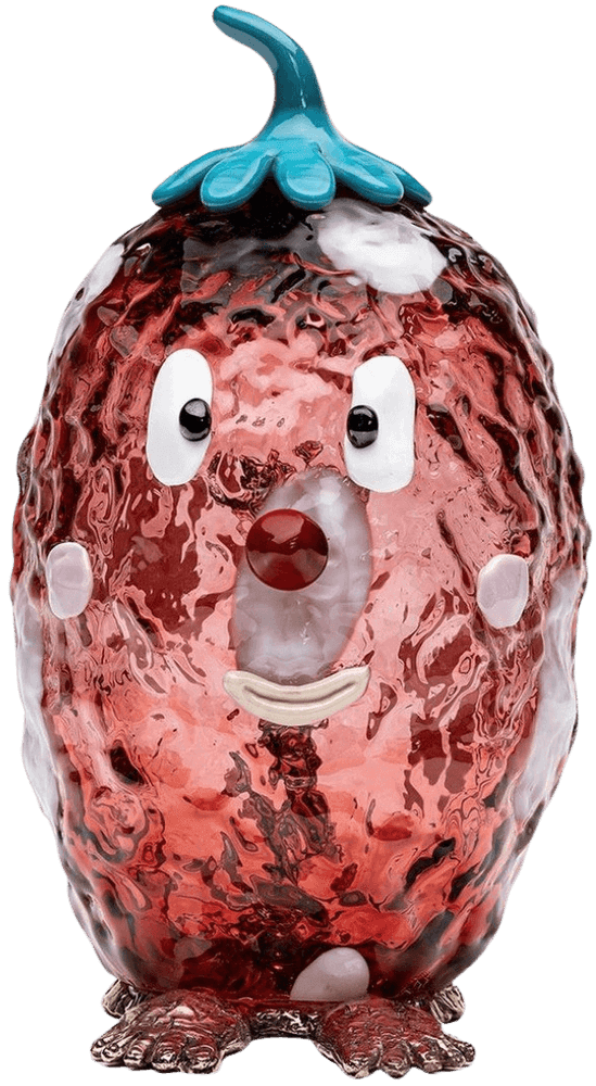 Joakim Ojanen, ‘Heartbreaker (Red)’, 26-07-2022, Sculpture, Mould-blown, hand-sculpted glass sculpture with polished, cast brass base, Avant Arte, Numbered, Dated