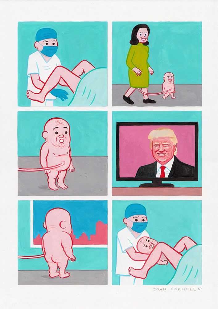 Joan Cornella, ‘I Don't Want To Be Born’, 2018, Print, Pigment print on acid free 300gsm textured paper, GR Gallery, Numbered