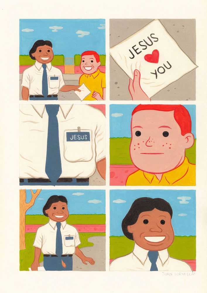 Joan Cornella, ‘Jesus Loves You’, 2013, Print, Pigment on Watercolour Radiant White 190gsm, Self-released, Numbered