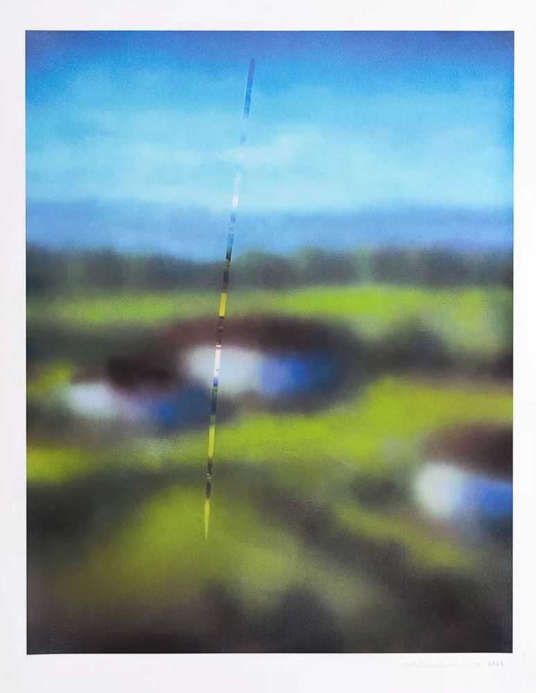 Jochen Mühlenbrink, ‘WP - The Cut’, 2022, Print, 21 Layer Hand-Pulled Silkscreen with Spot Varnish, Goldmark Atelier, Numbered