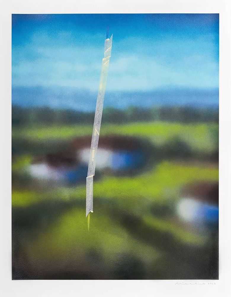 Jochen Mühlenbrink, ‘WTP - The Cut (Hand Painted)’, 2022, Print, 21 Layer Hand-Pulled Silkscreen with Spot Varnish, Goldmark Atelier, Numbered, Handfinished