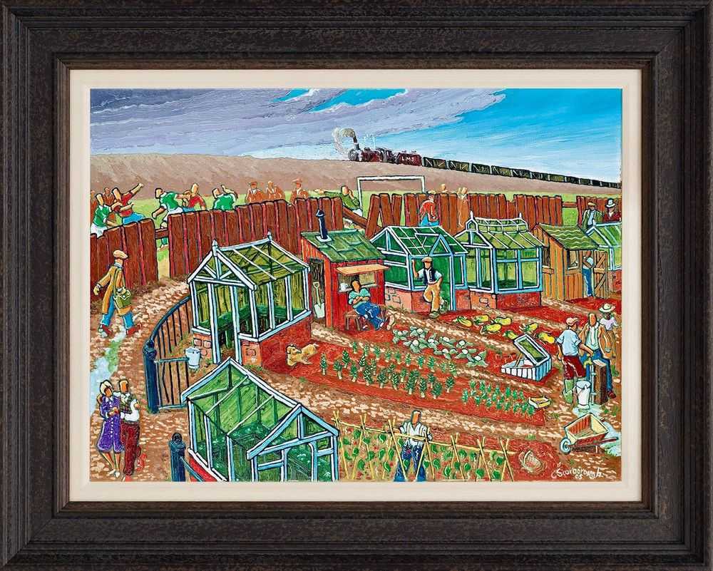 Joe Scarborough, ‘Allotment’, 2018, Print, Fine Art Print, Castle Fine Art, Numbered, Framed