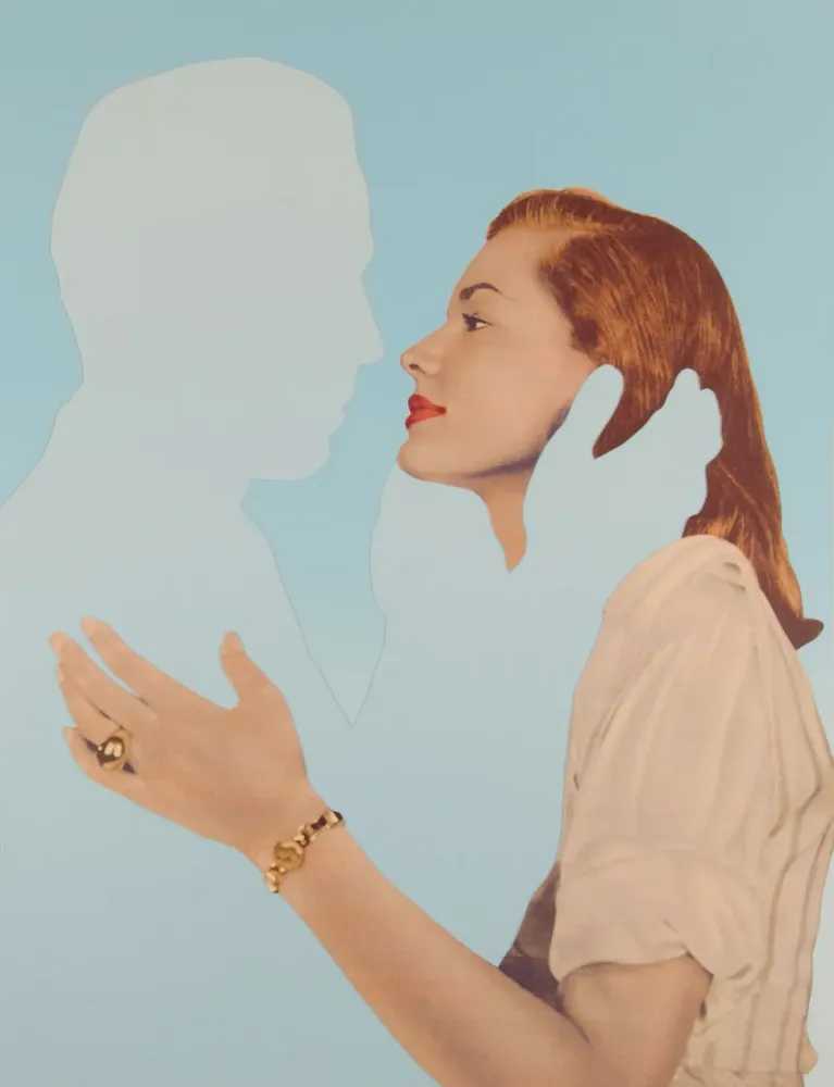 Joe Webb, ‘Absent Minded’, 23-01-2013, Print, Silkscreen print on paper with matt glaze, under-colour blend and collaged elements by British artist Joe Webb, CCA Galleries, Numbered