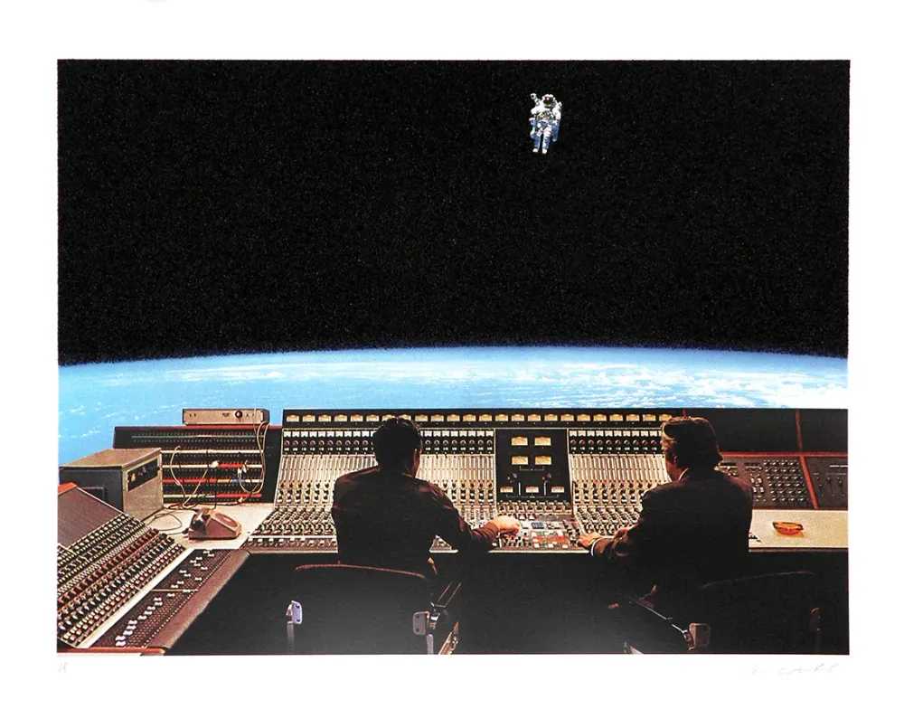 Joe Webb, ‘Controllers’, 15-01-2019, Print, 4 Colour Screenprint with a Varnish and Black Diamond Dust Overlay on Somerset Satin Tub Sized Radiant White 410gsm Paper, Jealous Gallery, Numbered