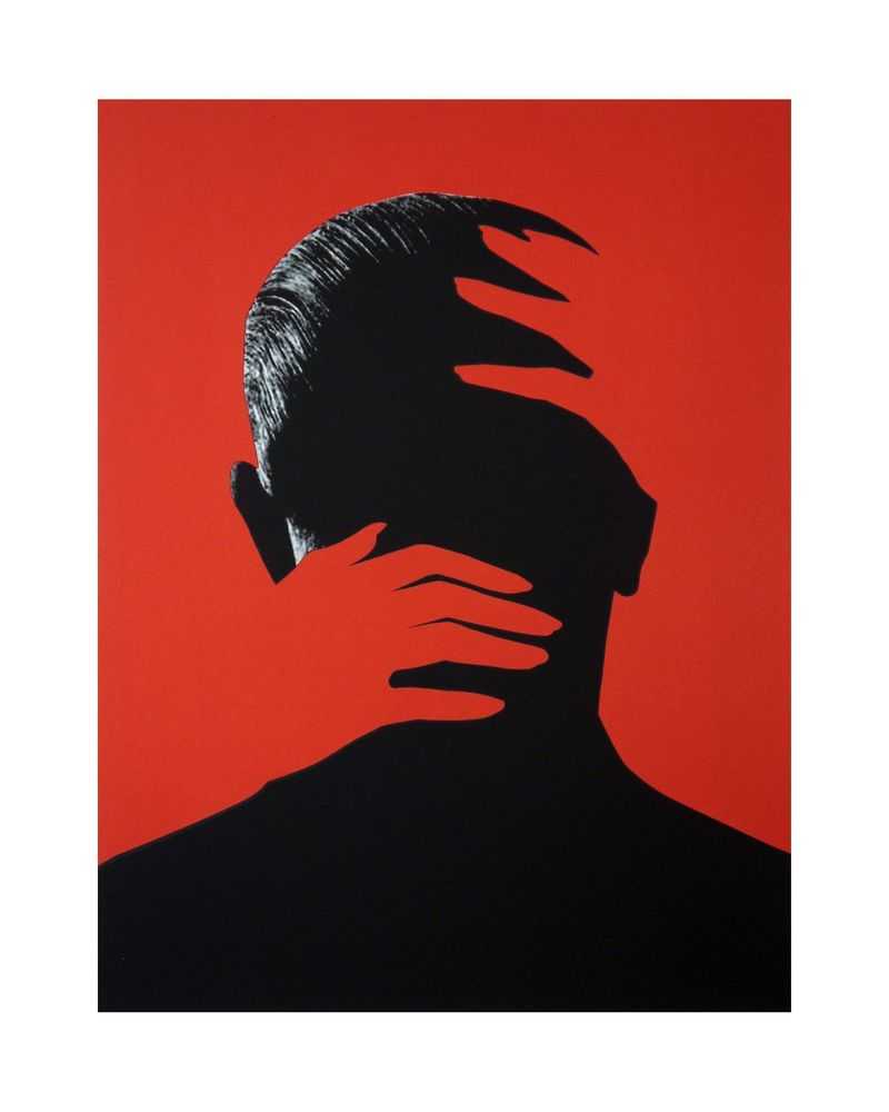 Joe Webb, ‘Embrace (Red)’, 11-03-2015, Print, 3 Colour Screenprint on Somerset Satin 300gsm Paper, Saatchi Gallery, Numbered