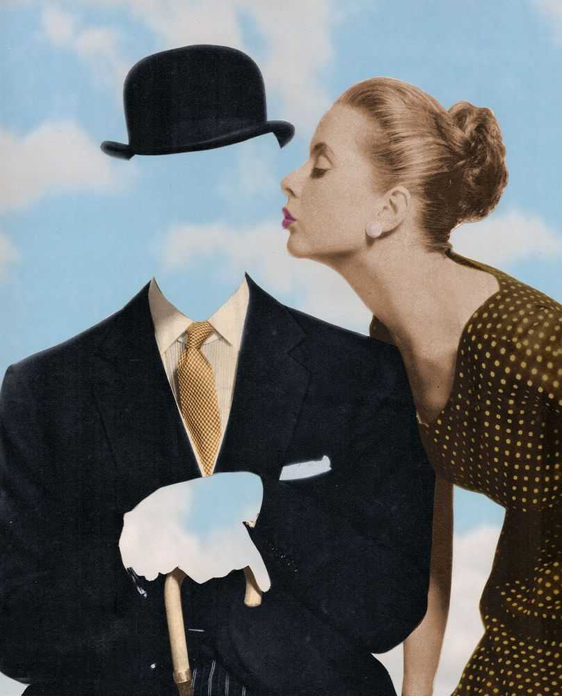 Joe Webb, ‘Kissing Magritte’, 03-12-2014, Print, 14 Colour Screenprint on Somerset Tub-Sized 410gsm, Jealous Gallery, Numbered