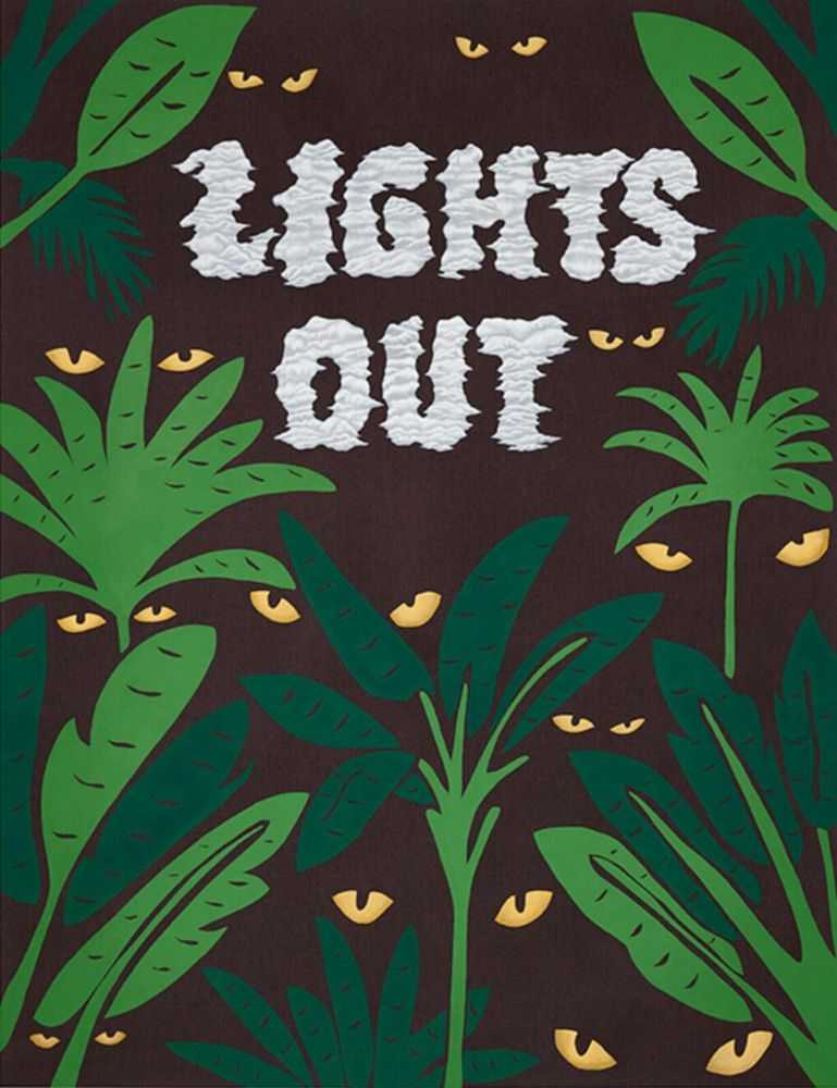 Joel Mesler, ‘Lights Out’, 2021, Print, Screenprint, null, Numbered