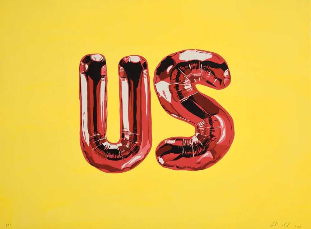 Joel Mesler, ‘Pool Party - Us’, 2024, Print, 8 layer silkscreen with hand washed paper-varied colors, Phillips Dropshop, Numbered, Dated