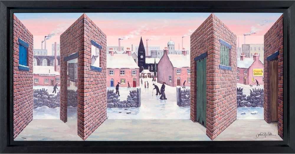 John D Wilson, ‘A Winter Scene’, 2024, Print, 3D Wall Sculpture, Castle Fine Art, Numbered, Framed
