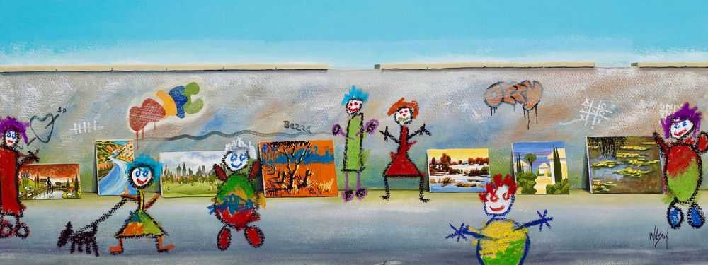 John D Wilson, ‘Off The Wall’, 2015, Print, Giclee on paper, Castle Fine Art, Numbered, Framed