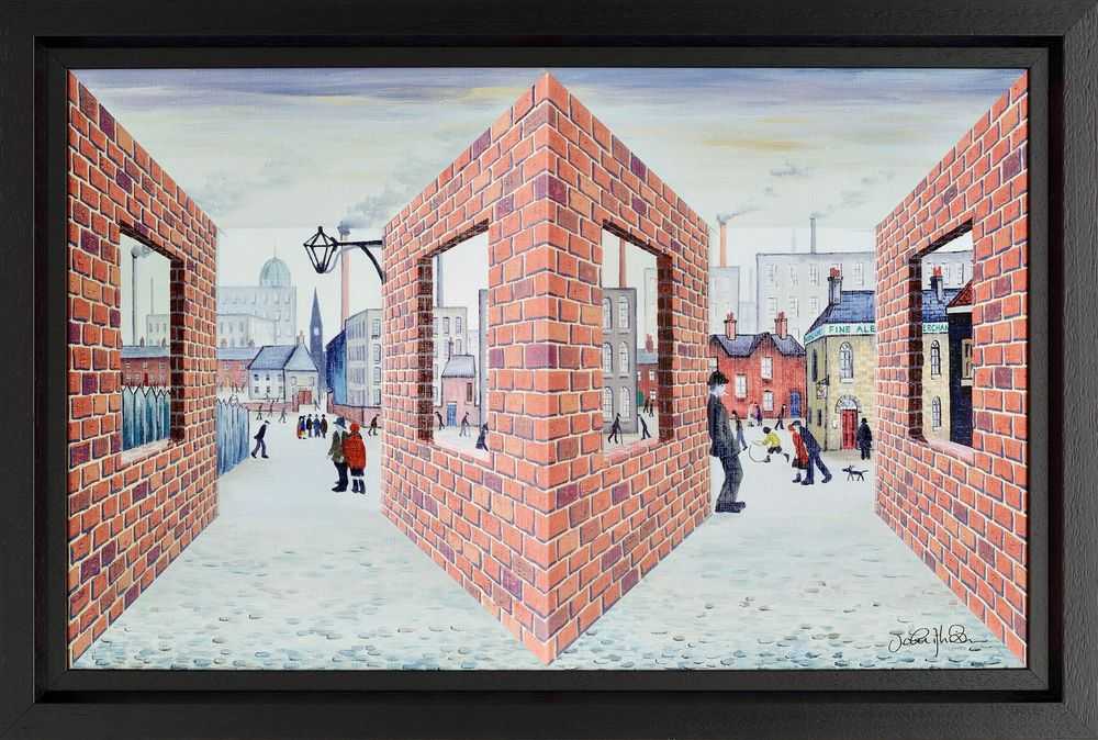 John D Wilson, ‘Waiting For Opening Time’, 2015, Print, 3D Wall Sculpture, Castle Fine Art, Numbered