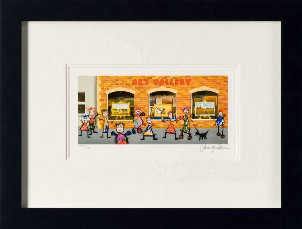 John D Wilson, ‘Window Shopping I’, 2024, Print, Giclee on paper, Castle Fine Art, Numbered, Framed