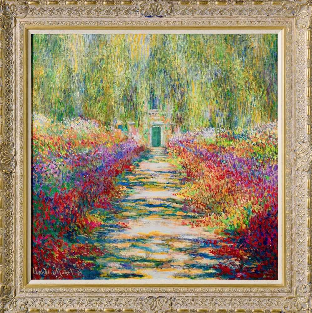 John Myatt, ‘Avenue of Flowers II’, 2023, Print, Giclee On Canvas, Castle Fine Art, Numbered, Framed