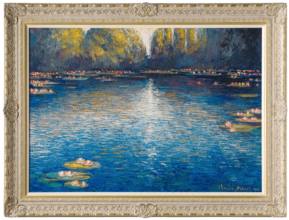 John Myatt, ‘The Waterlily Pond at Giverny’, 2023, Print, Stretched canvas, Castle Fine Art, Numbered, Framed