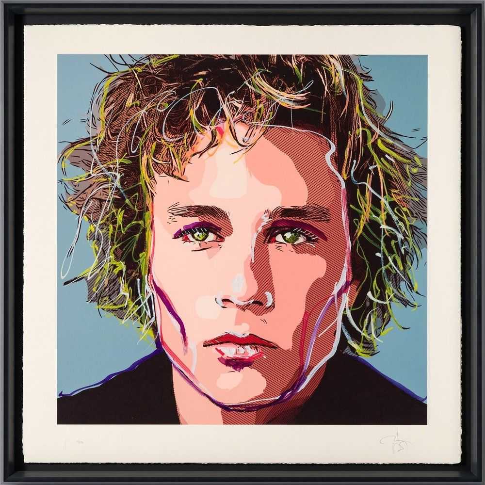 Johnny Depp, ‘Heath Ledger’, 2023, Print, Fine art print, Castle Fine Art, Numbered, Framed