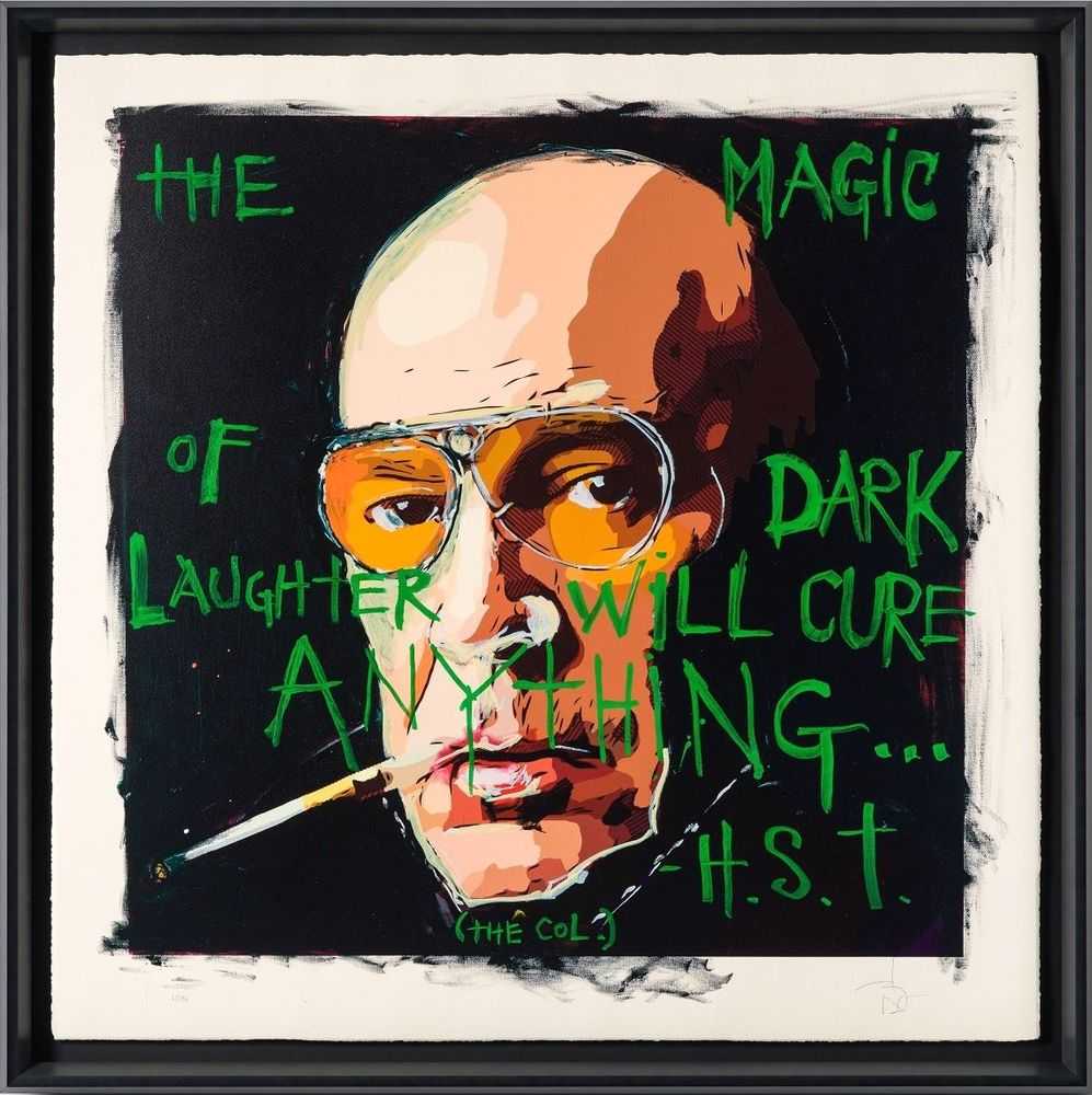 Johnny Depp, ‘Hunter S Thompson’, 2023, Print, Fine art print, Castle Fine Art, Numbered, Framed