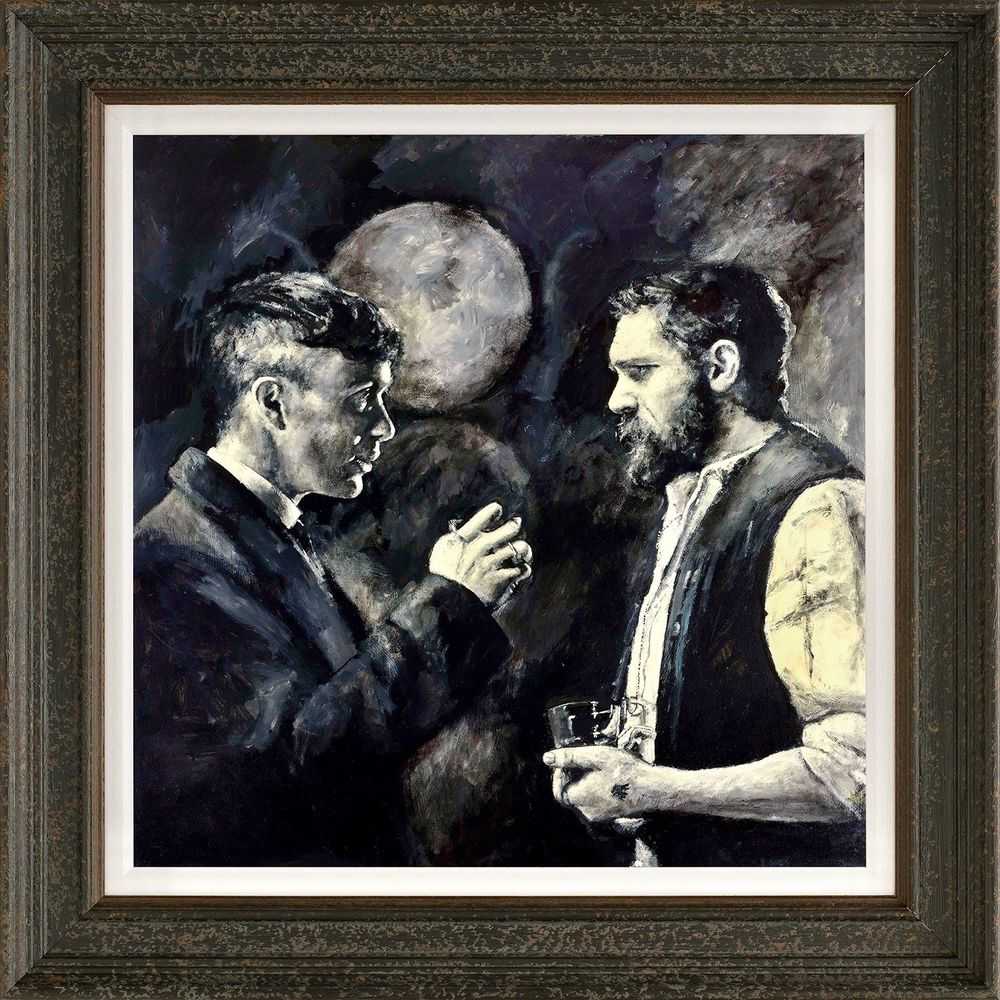 Jon Jones, ‘Tommy & Alfie First Meeting’, 2021, Print, Fine Art Print, Castle Fine Art, Numbered