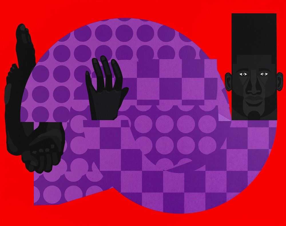 Jon Key, ‘The Man In The Violet Suit (Red No. 1)’, 03-06-2021, Print, 7 Colour Screenprint with Varnish on Somerset Velvet White 300 gsm, Counter Edtions, Numbered, Dated