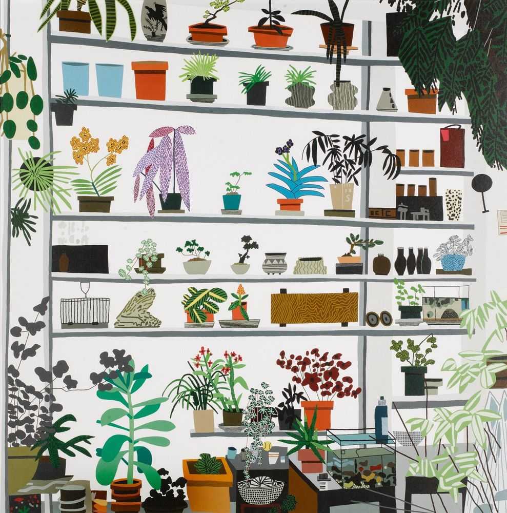 Jonas Wood, ‘Large Shelf Still Life’, 2017, Print, Offset lithograph, Voorlinden, 