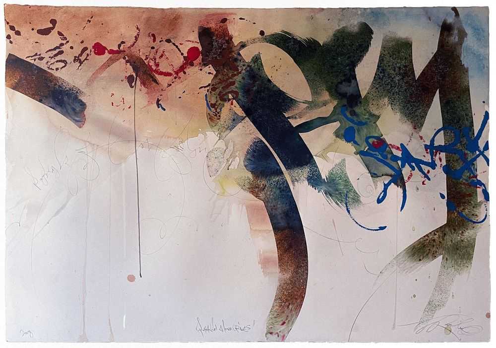 Jose Parla, ‘Parallel Memories’, 2008, Print, Watercolour, pencil and dry pigment on printmaking paper, null, Dated