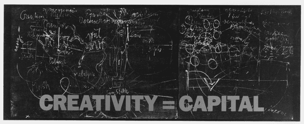 Joseph Beuys, ‘Creativity = Capital’, 1983, Print, Silkscreen,, lithograph, null, 