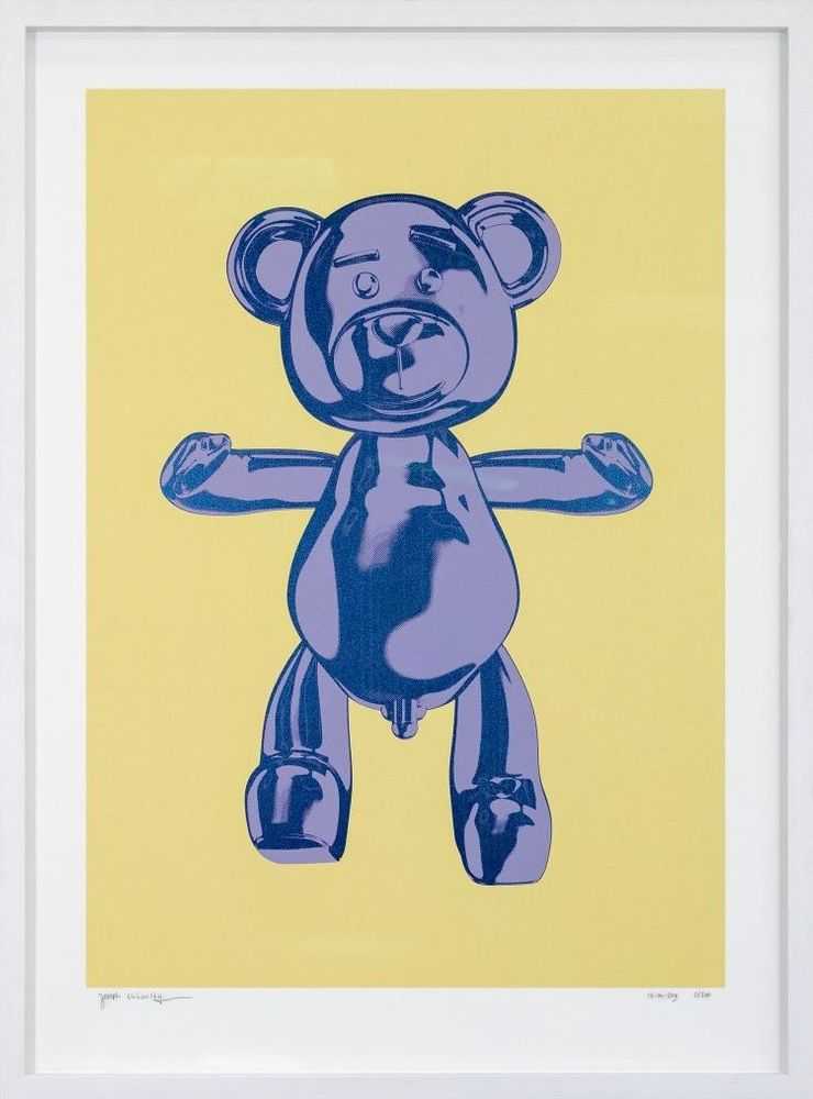 Joseph Klibansky, ‘Bare Hug (Purple Vanilla)’, 2019, Print, Archival cotton paper museum glass screen print ink wood and aluminum frame, Self Released, Numbered, Dated, Framed
