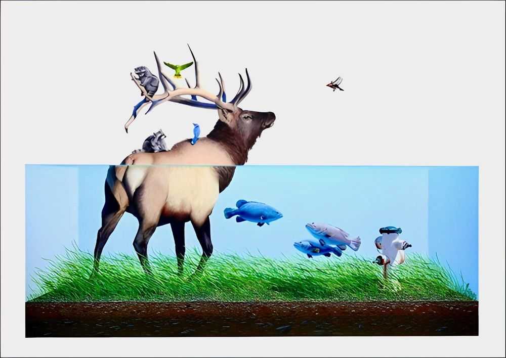 Josh Keyes, ‘Evacuation’, 22-03-2011, Print, Giclee Print, Tiny Showcase, Numbered