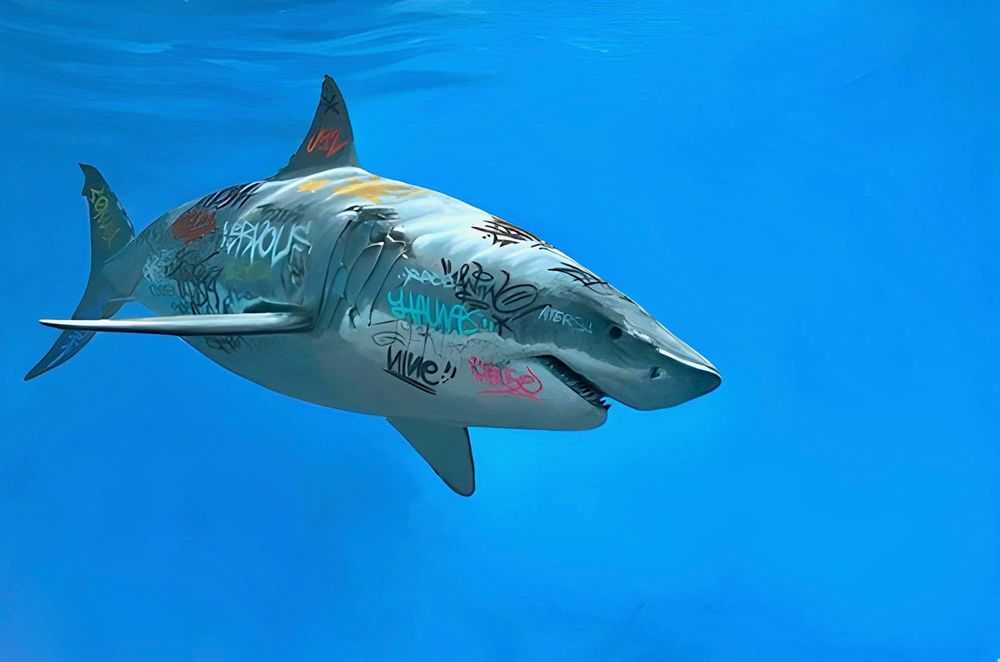 Josh Keyes, ‘Frenzy (Timed Edition)’, 14-08-2018, Print, Giclee Print, Tiny Showcase, 