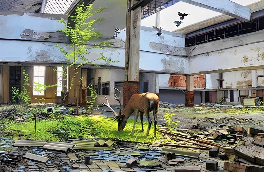 Josh Keyes, ‘Oasis’, 15-11-2016, Print, Giclee Print, Tiny Showcase, 