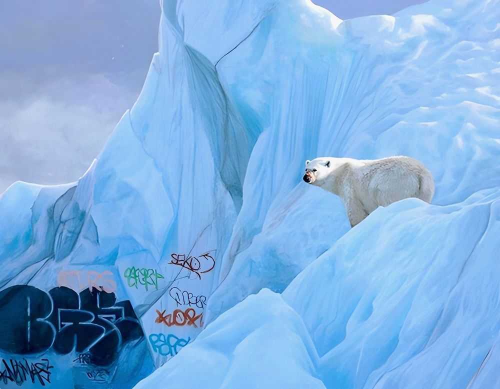 Josh Keyes, ‘Spray’, 05-08-2017, Print, Giclee Print, Thinkspace, Numbered